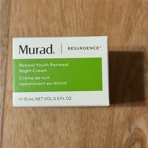 NEW GIFT Retinol Youth Renewal Night Cream Murad 15mL .5 fl oz TikTok *2 for 20*